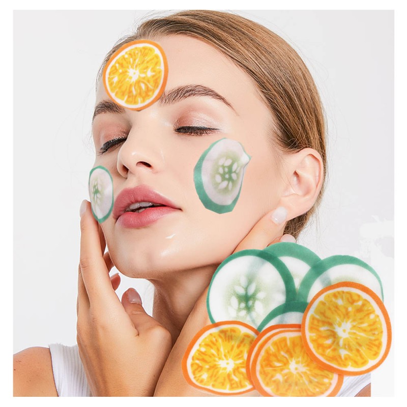 Eye Pads Manufacturer - Remove Wrinkle Organic Eye Pads Fruit Slice Sheet Masks