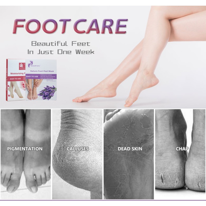Foot Peel Mask Factory - Skin Peeling Foot Mask Exfoliation Peel Off Exfoliating