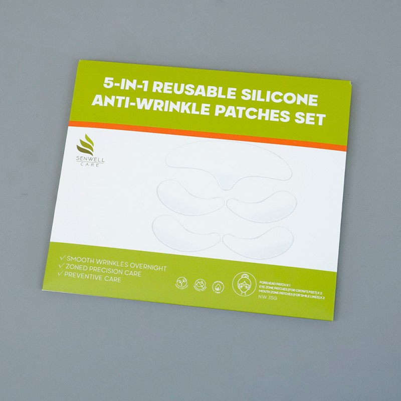 Facial Silicone Sheets Supplier - Anti Scar Multi Shape Silicone Gel Face Mask Set