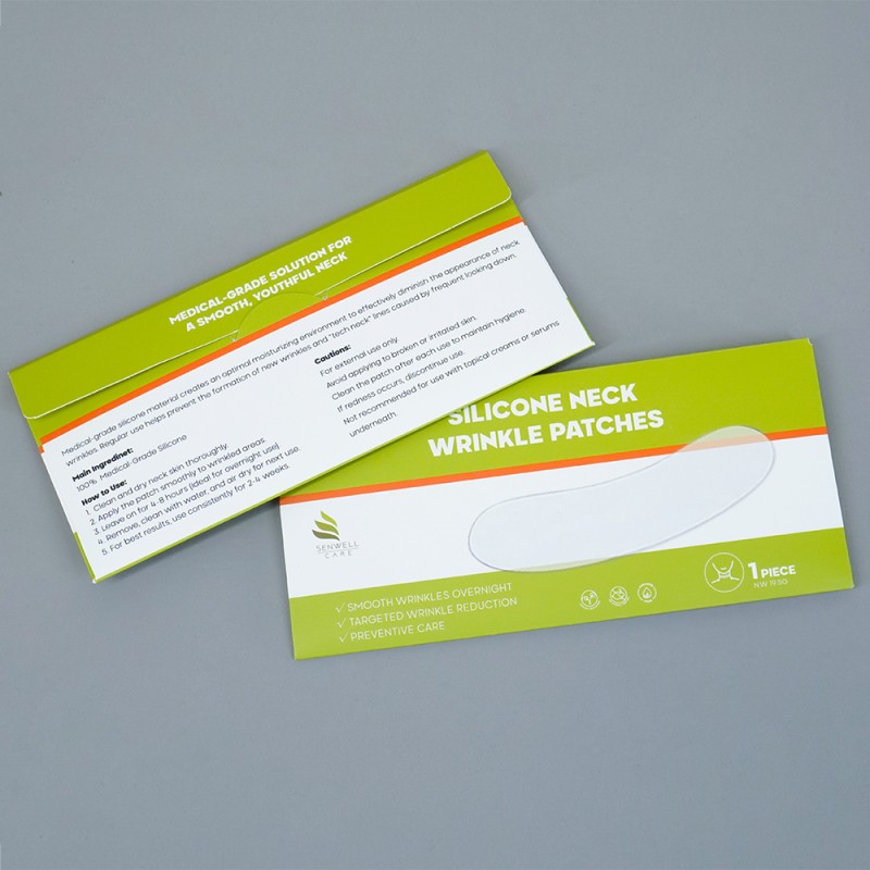 Neck Patch Manufacturer - Reusable Neck Tightening Patch Silicone Gel Wrinkle