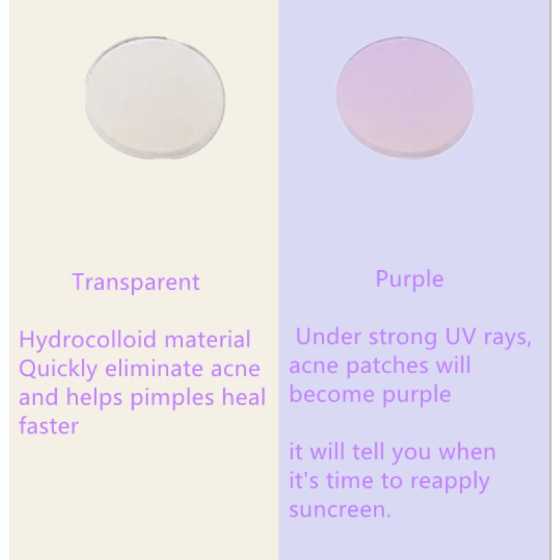 UV Tattoo Sticker Manufacturer - Custom Heart Shape Pimple Patches Sunscreen