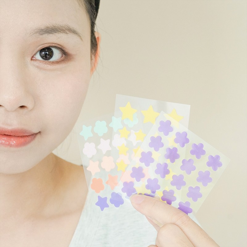 Acne Patches Manufacturer - Compact Package Hydrocolloid with Case Stars Box