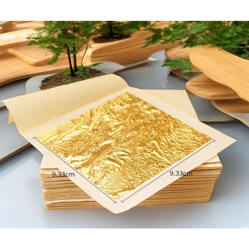 Gold Leaf Sheets Supplier - Hot Sales 24k Hand Made Pure Gold Leaf Sheets Skin