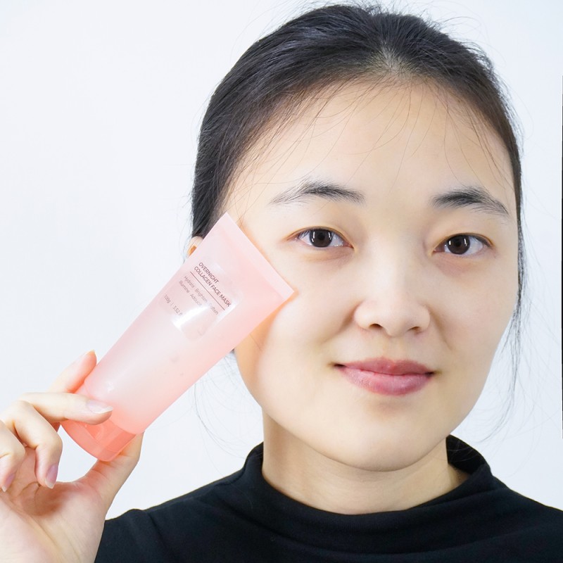 Peel Mask Supplier - Korean Deep Collagen Vegan Night Wrapping Anti Wrinkle
