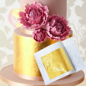 Edible Gold Leaves Manufacturer - Transfer Edible Gold Leaves Foil Sheet 24K
