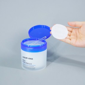 Facial Gel Toner Supplier - Private Label Exfoliating Korean Cotton Pads Cleaning