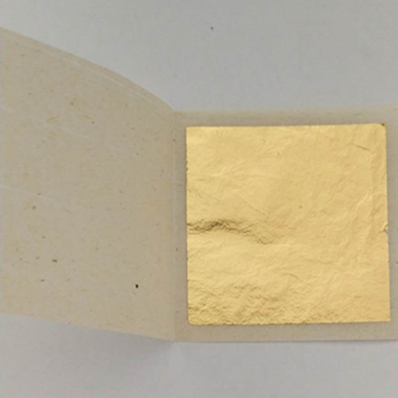 Gold Leaf Supplier - Private Label 24K Real Gold Sheet Leaf 24 Karat Metal