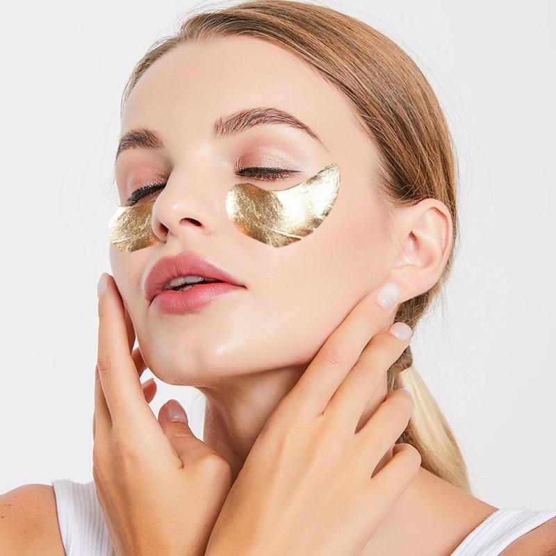 Eye Patch Supplier - Custom Luxury Anti Aging Eye Patch 24K Gold Hydrogel