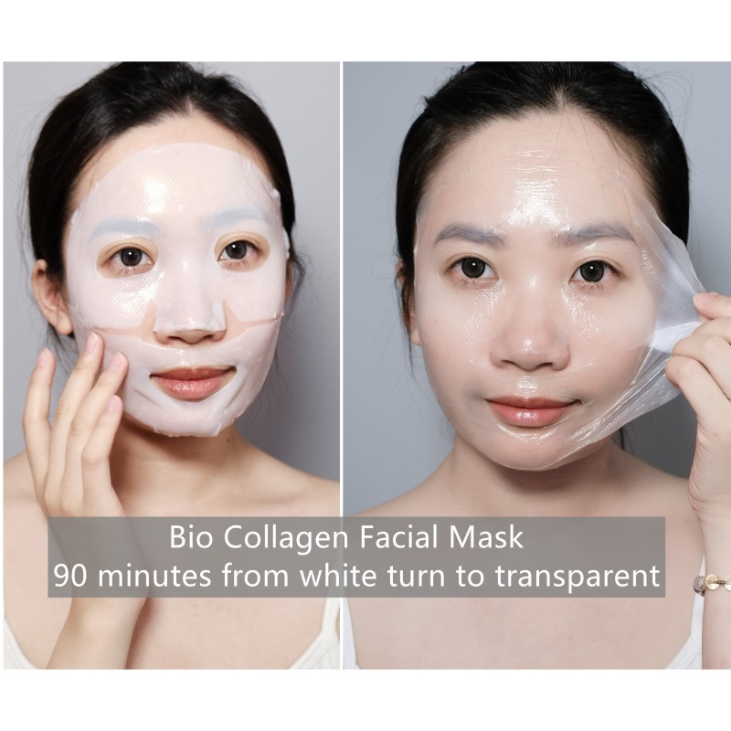 Bio Collagen Mask Supplier - Face Mask Sheet Transparent Private Label Korean