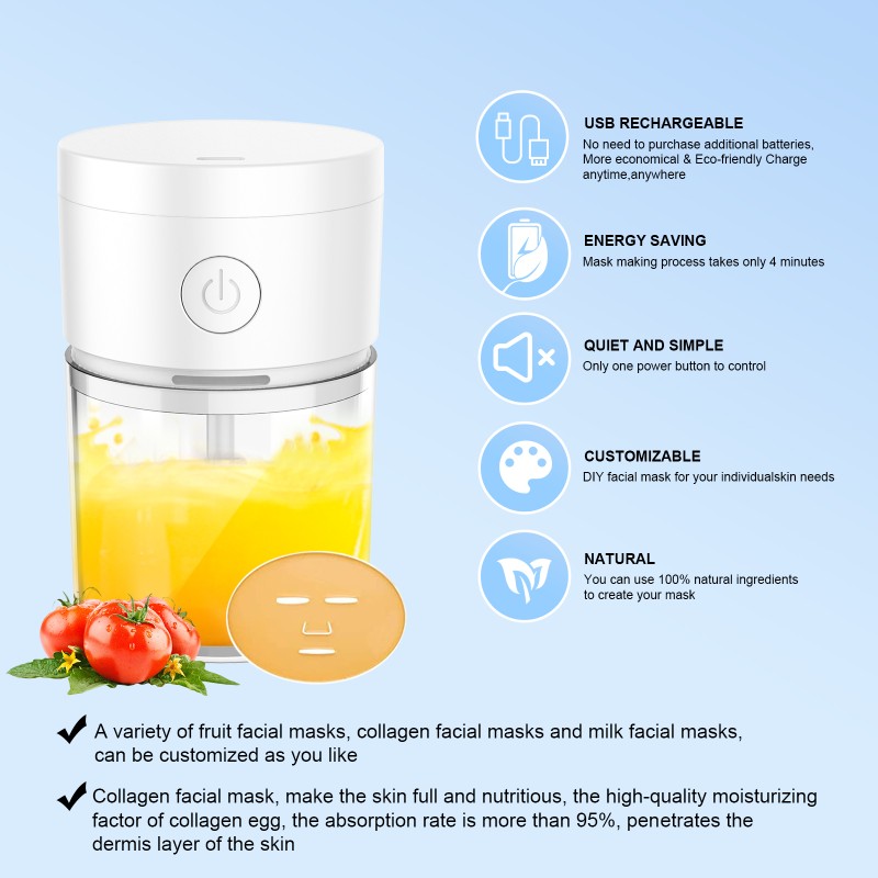 Mask Machine Supplier - USB Environmental Friendly DIY Spa Use Collagen Facemask