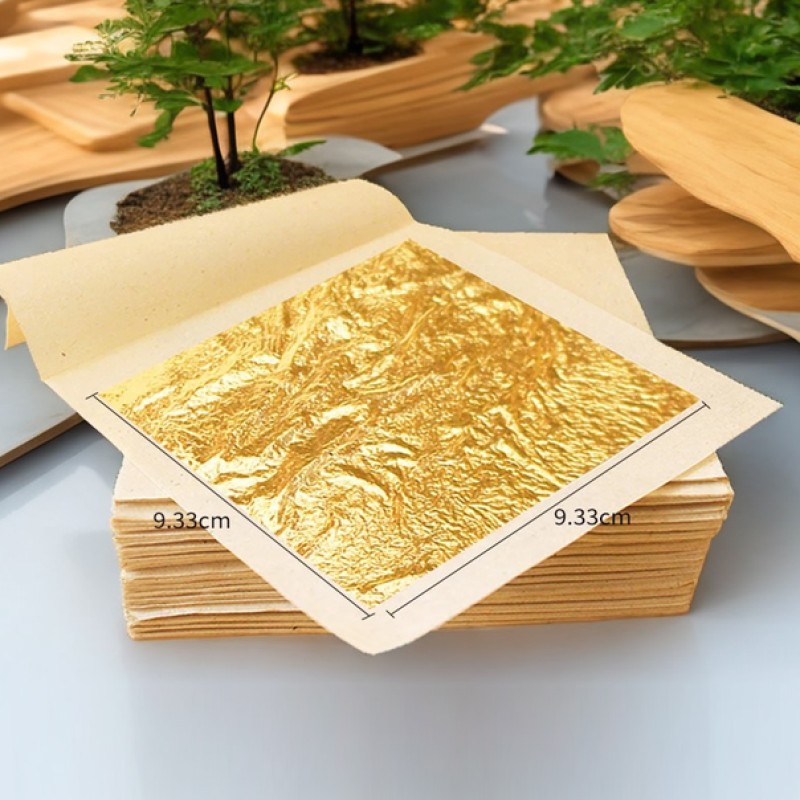 Gold Leaf Manufacturer - Private Label 24k Real Gold Sheet Leaf Furniture 24k
