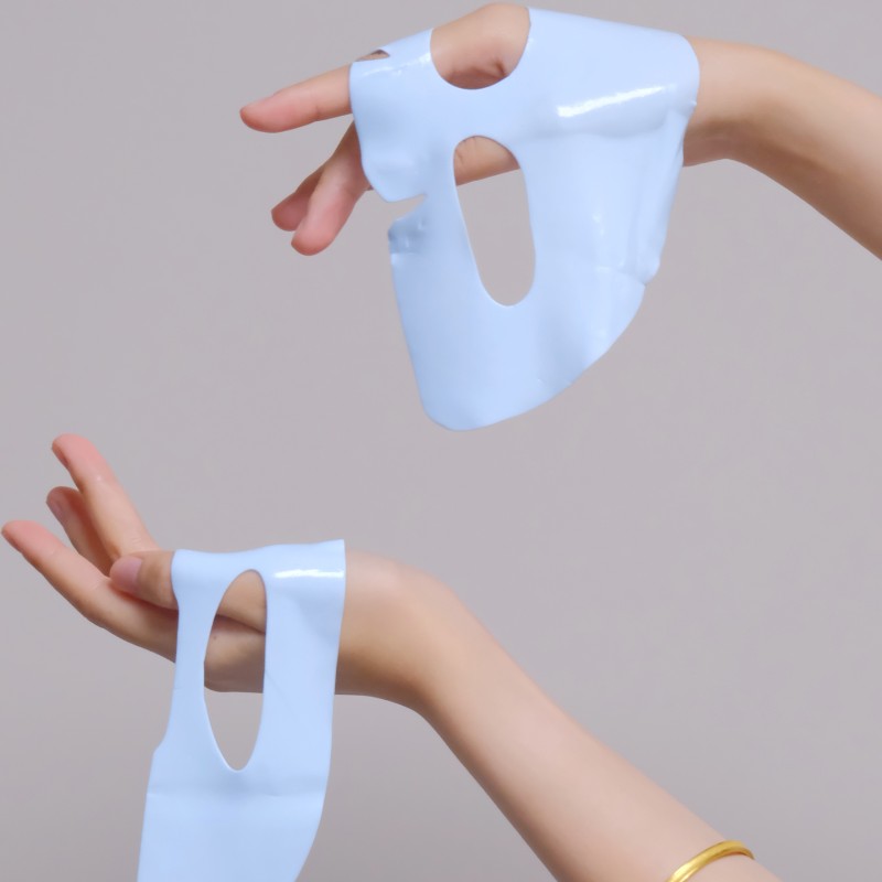 Hydrogel Mask Factory - New Arrival Blue Hydrating Smooth Face Sheet Mask