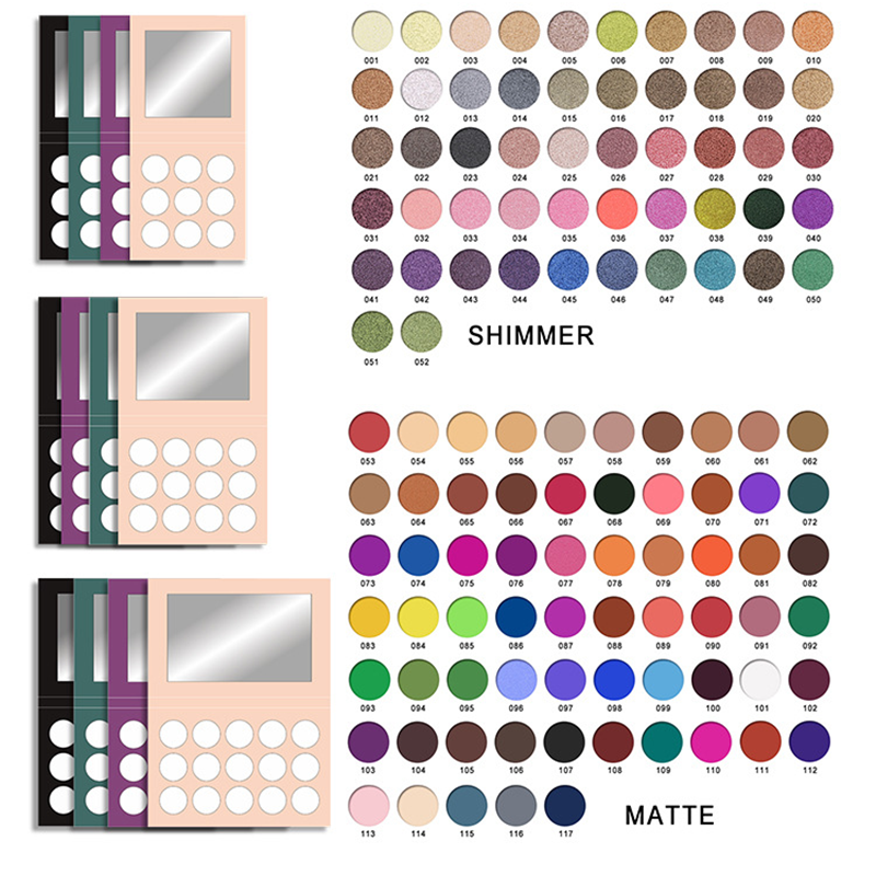 Eyeshadow Palette Supplier - Wholesale Small MOQ OEM 100 Colors Custom Private