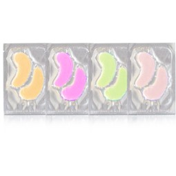 Pink Gold Eye Mask Supplier - Private Label 24k Gold Glitter Hyaluronic Acid Vegan