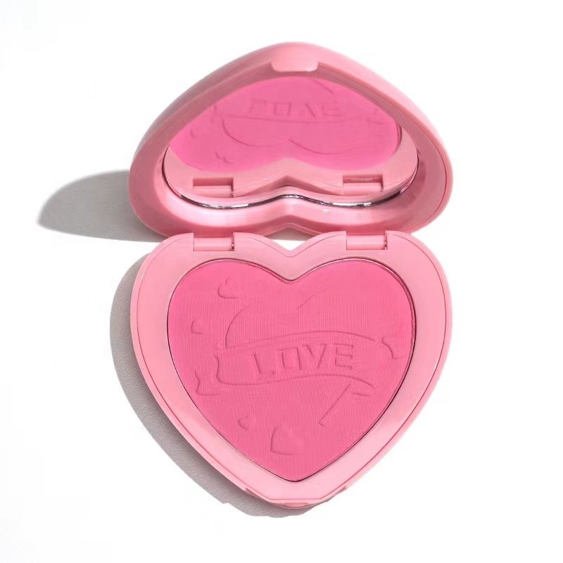 Blush Palette Manufacturer - Wholesale Custom Logo Heart Shaped Cream Blush