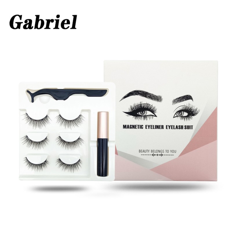 Magnetic Eyelashes Supplier - Eyelashes 25mm 3D with Magnetic Box Own Brand