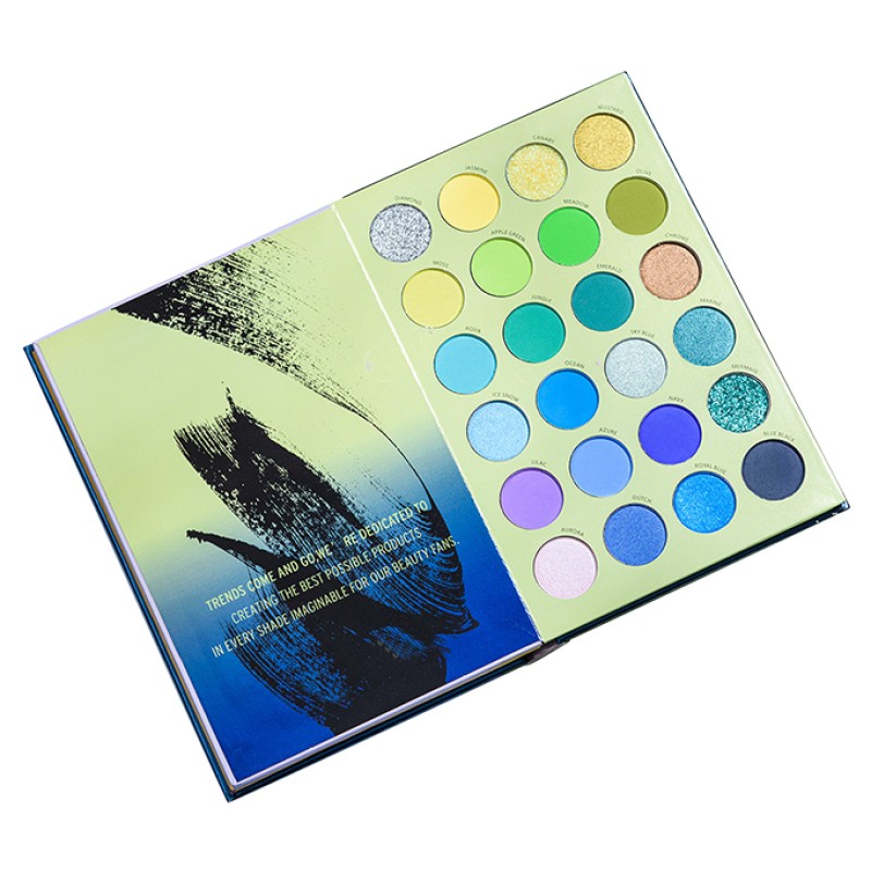 Press Eyeshadow Pallets Factory - Makeup 72 Color Pressed Pallets Sticker Label
