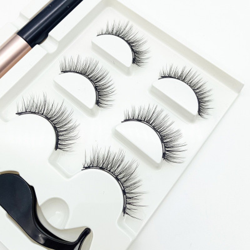 Magnetic Eyelashes Set Factory - Wholesale Magnetic Lashes with 5 Magnets Set