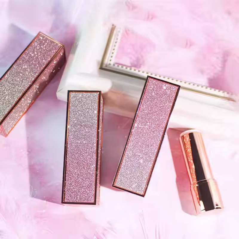 Lipgloss Lipstick Manufacturer - New Beauty Glitter Shimmer Diamond Luxury Tube