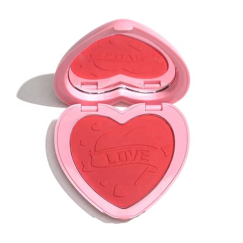 Blush Palette Manufacturer - Wholesale Custom Logo Heart Shaped Cream Blush