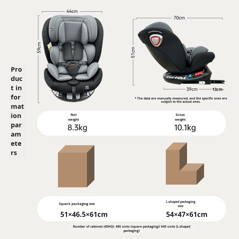 Booster Seat Factory - Reclining Car Seat 360 Rotation 0-12 Years