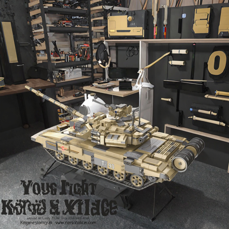 Building Block Set Supplier - Cada C61003 T90 Racing Car MOC 1722 Bricks