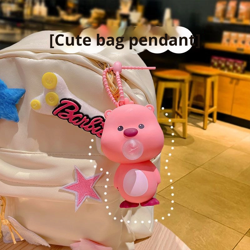 Keychain Toy Manufacturer - Amy Rabbit Kapibara Bubble Blowing Pendant