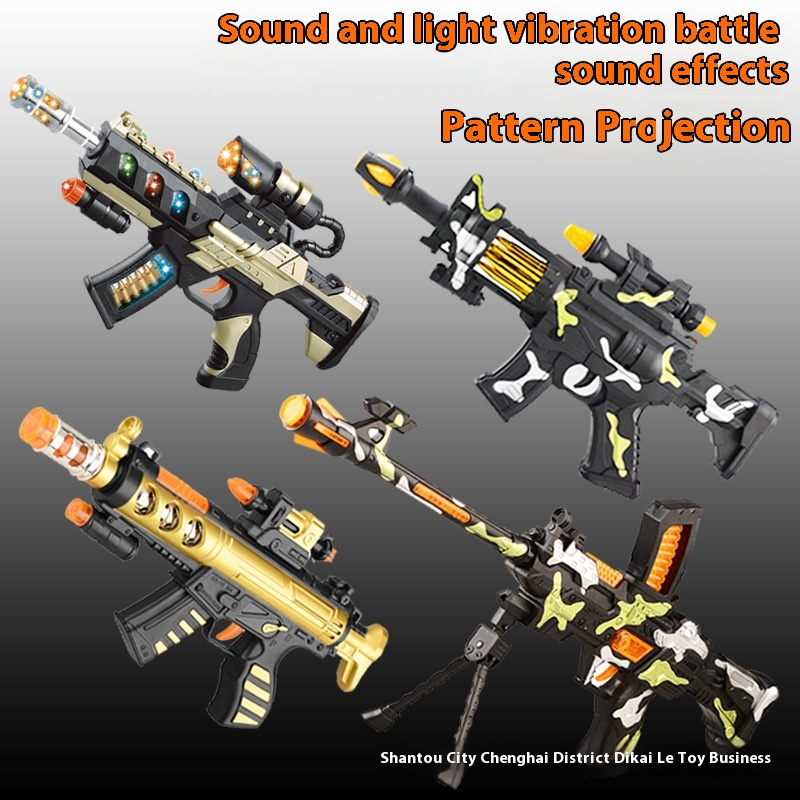 Electronic Toy Gun Factory - Children's Unisex Electric Music Revolver Sound