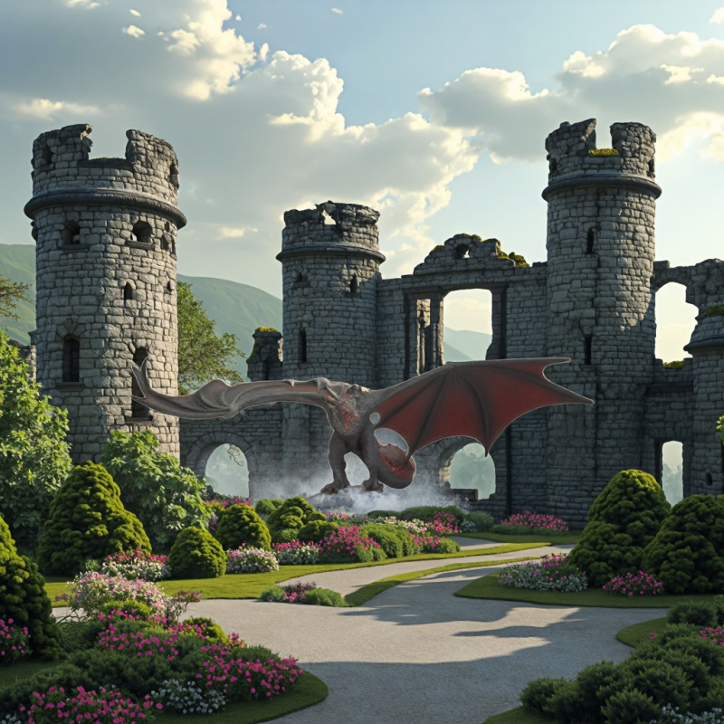 PVC Model Supplier - McFarlane Frozen Ice Dragon 1:8 Scale Fantasy