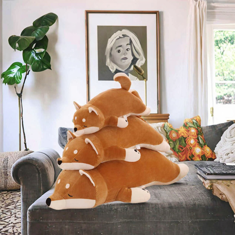 Stuffed Animal Factory - Hot Selling Shiba Inu Plush PP Cotton Valentine