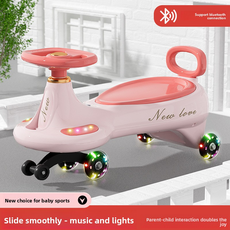 Ride-On Car Supplier - Silent Anti-Rollover Swing Car for 1-8 Years