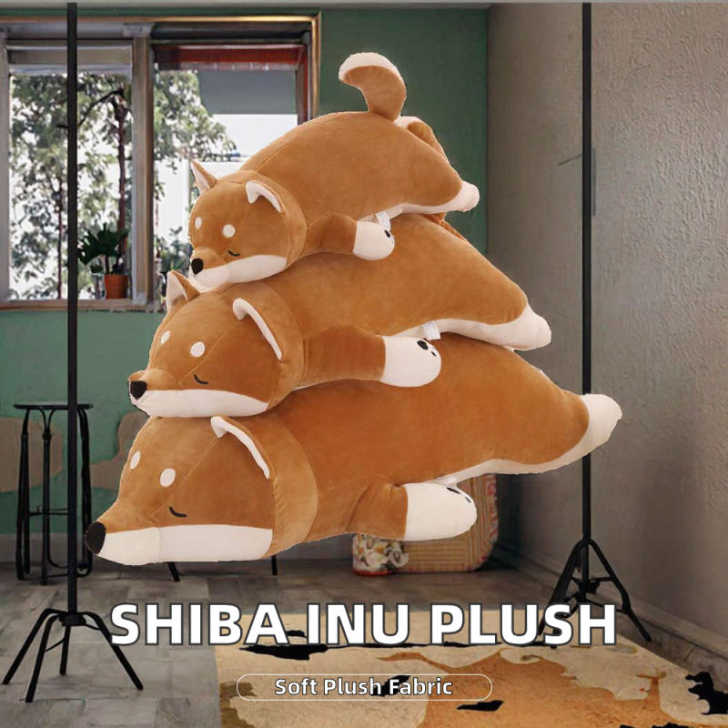 Stuffed Animal Factory - Hot Selling Shiba Inu Plush PP Cotton Valentine