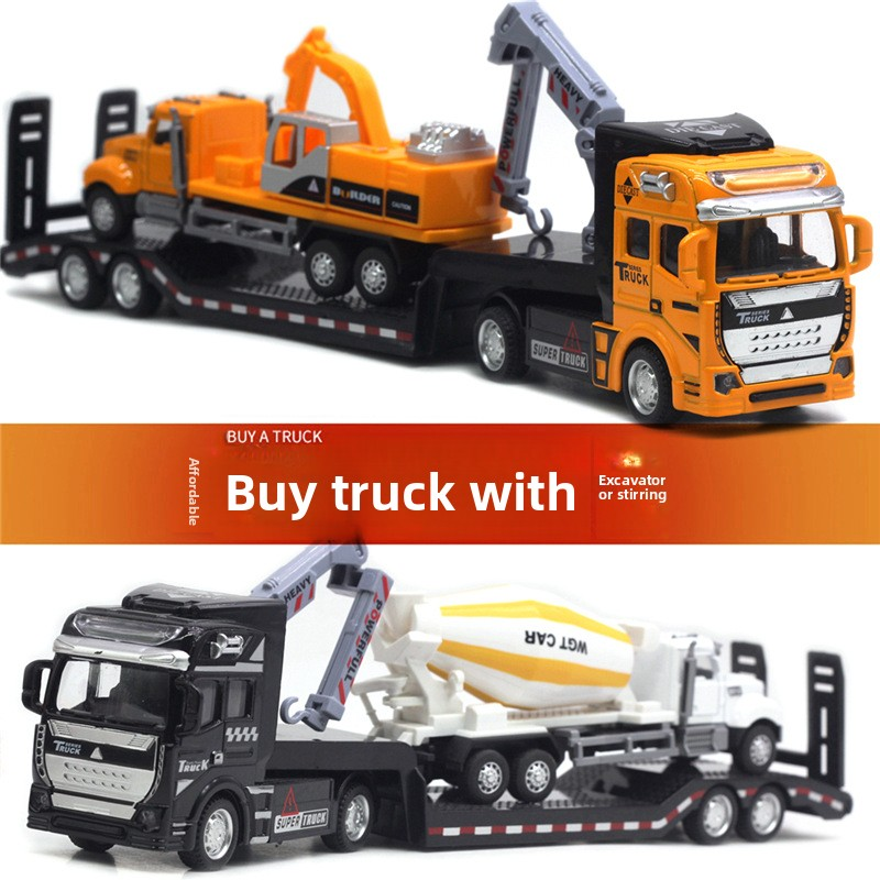 Transport Truck Supplier - 1:50 Scale ABS Plastic Flatbed Multiple Models