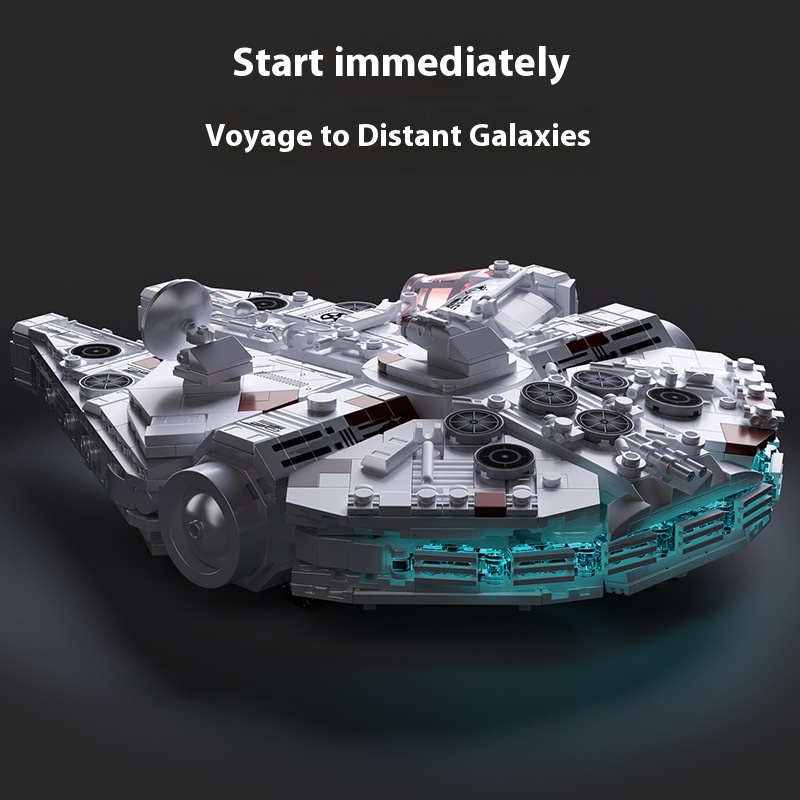 Starship Model Supplier - Qiwu 1:8 Scale Millennium Falcon Assembly