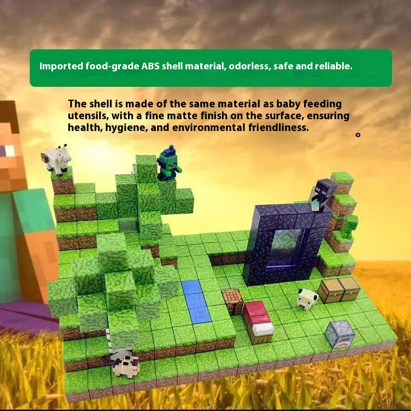 Magnetic Blocks Supplier - 2025 Full Set Plastic Magnetic Cube World