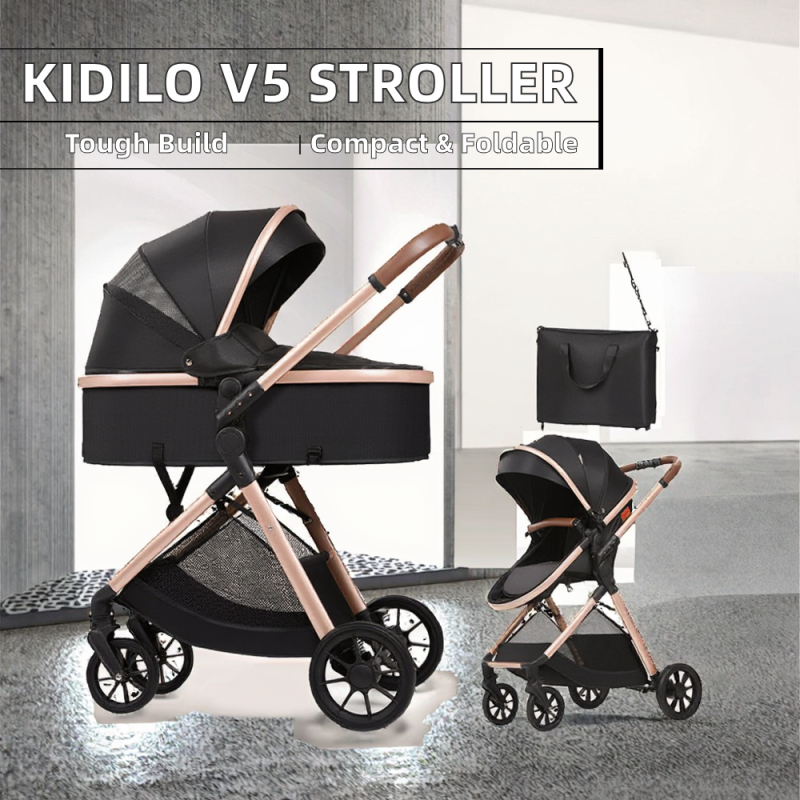 Baby Stroller Manufacturer - Kidilo V5 Lightweight Portable Pushchair Foldable