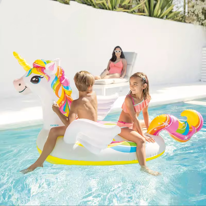 Swimming Ring Manufacturer - INTEX Inflatable PVC Lifebuoy Cute Cartoon Design