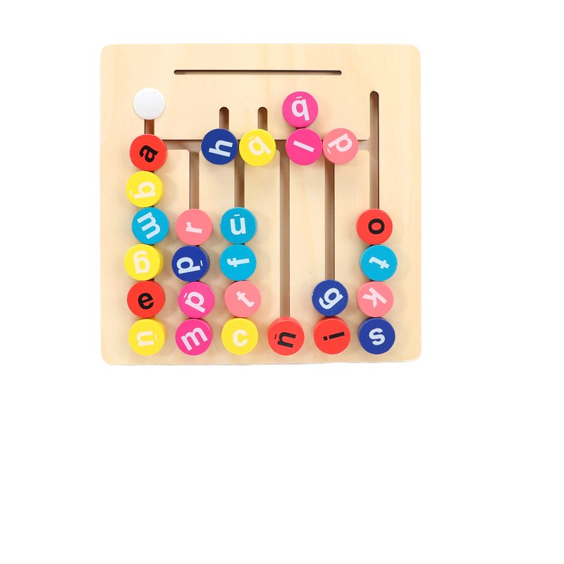 Wooden Toy Factory - SENHE Montessori Alphabet Spelling Maze Game