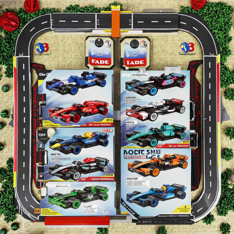 Car Model Factory - Woma Toys C1025 10-Pack F1 Model 1:50 Scale Plastic