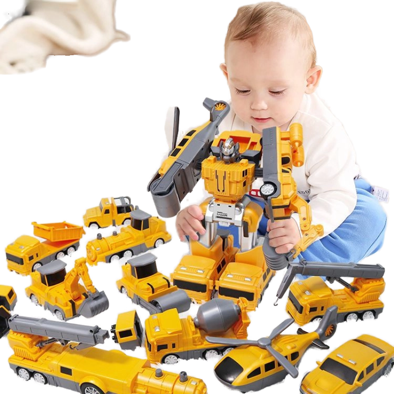 RC Car Toy Manufacturer - Children's Transforming Fire Truck Magnetic Blocks