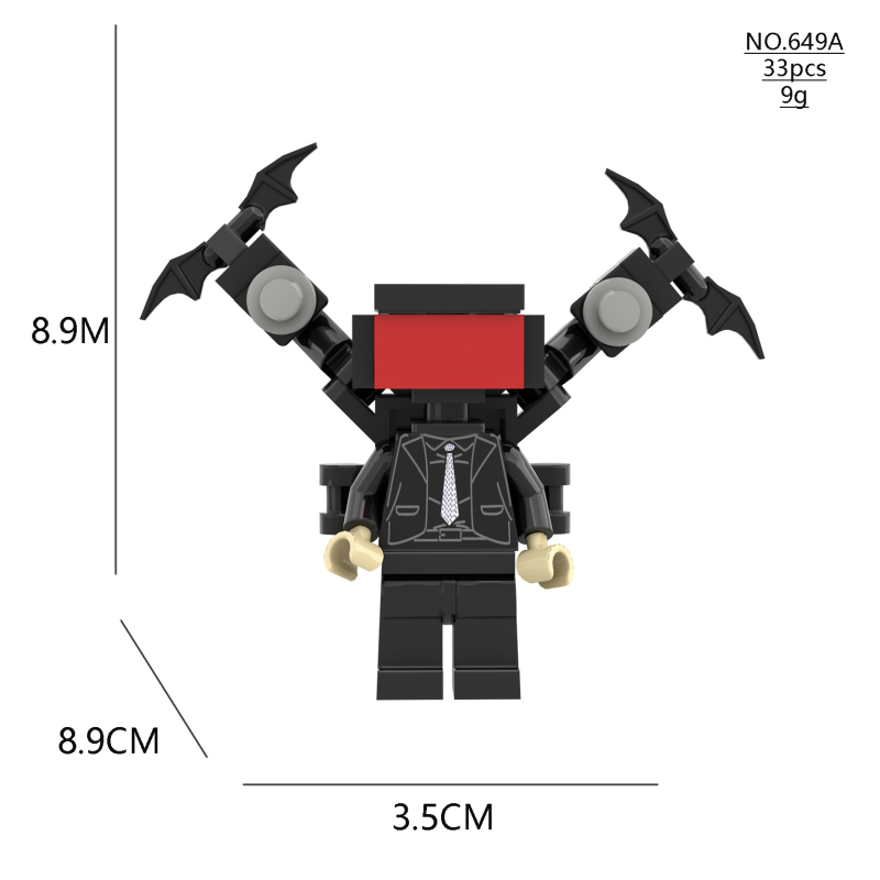 Building Blocks Supplier - Mini Upgrade Titan Clock King Electric Drill Model