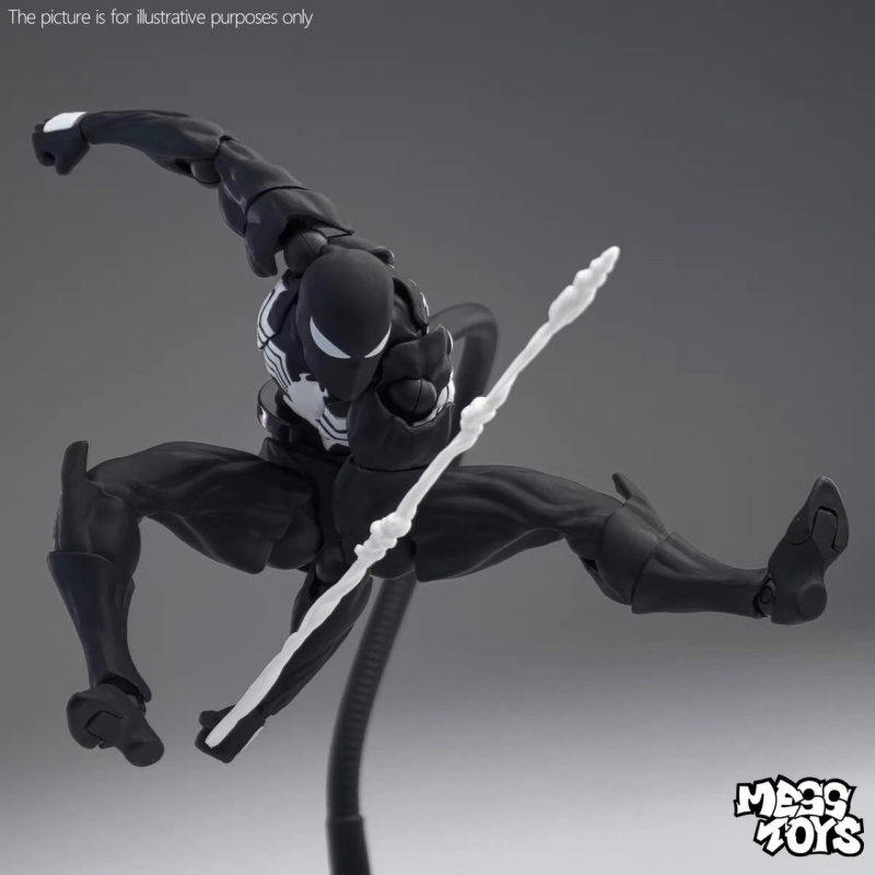 Action Figure Manufacturer - Black Neighbor Symbiote Spider-Man PVC Model