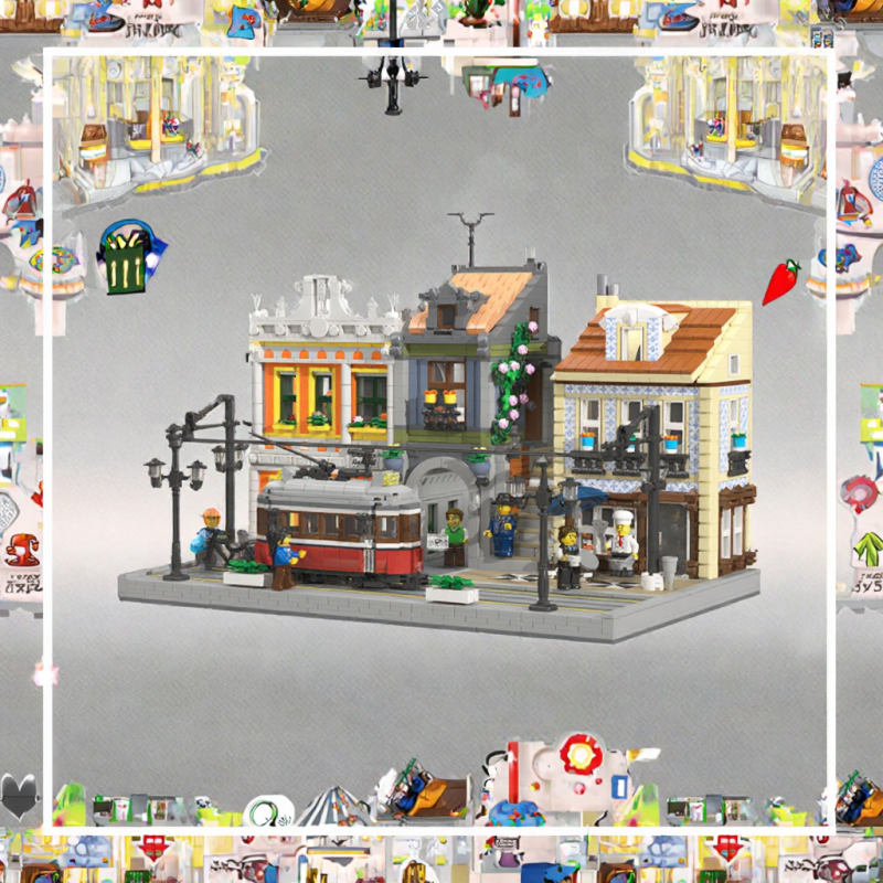 Educational Toy Manufacturer - JIESTAR 3080 Pcs ABS Lisbon Tram Station