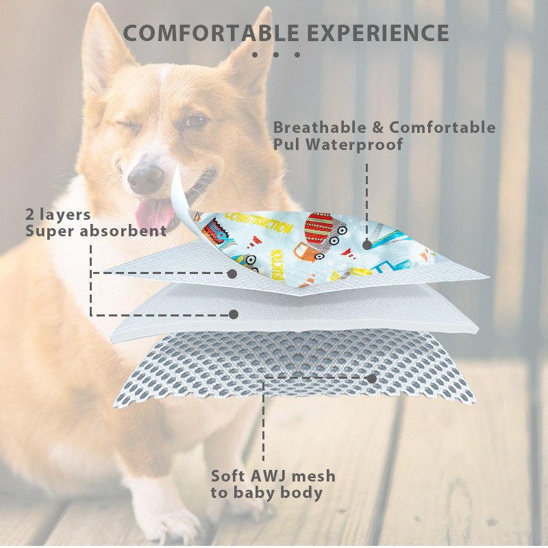 Dog Belly Band Factory - Reusable Pet Diaper Adult Male Menstruation Diapers