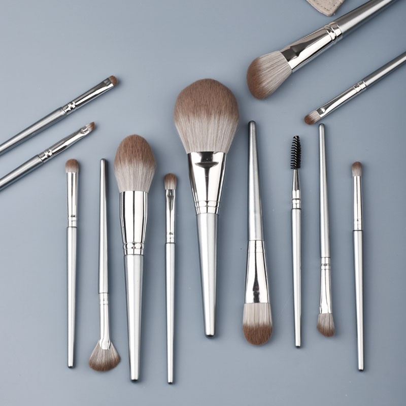 Makeup Brush Set Manufacturer - Economical Custom Design Blue Black Set