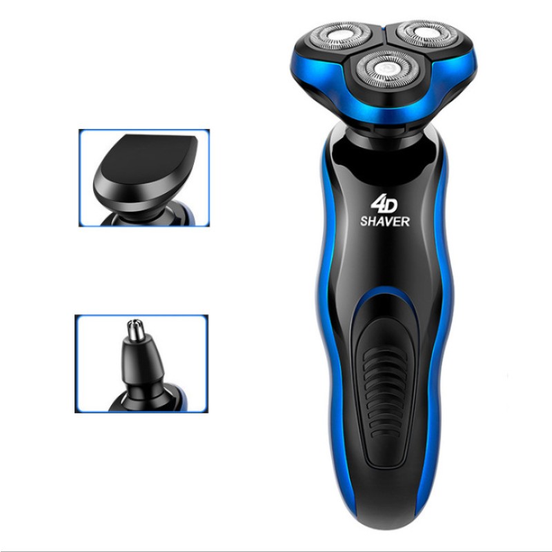Shaver Factory - Floating Three Head 4D Electric Rechargeable Male