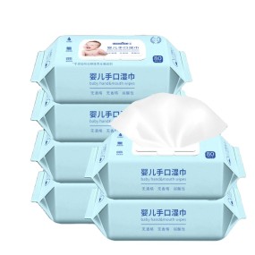 Baby Wet Wipes Manufacturer - With Cover Newborn Hand Mouth Thickened