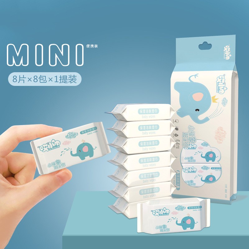 Wet Wipes Factory - 10 Pack Extraction Type Small Bag Disposable