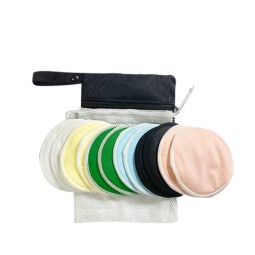 Breastfeeding Pad Supplier - 12 Pcs/Bag Reusable Organic Bamboo With Laundry Bag