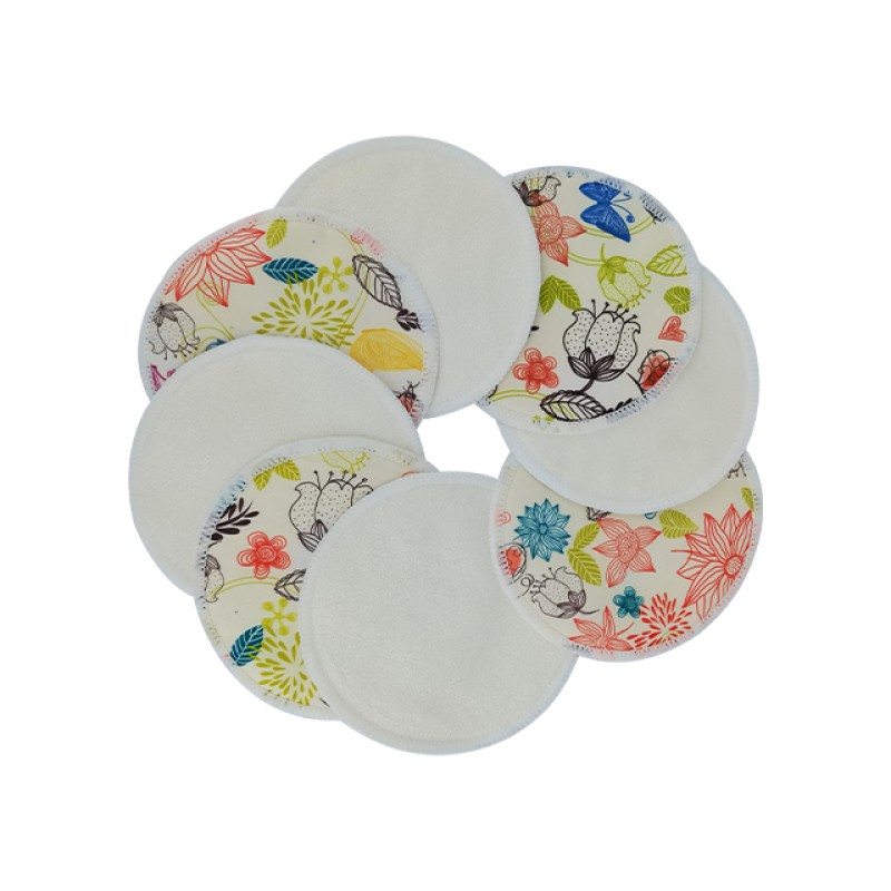 Breastfeeding Pad Manufacturer - Colorful Printed Waterproof PUL Bamboo Fiber